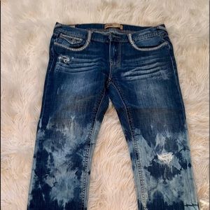 *SOLD*Custom bleached Seven7 jeans